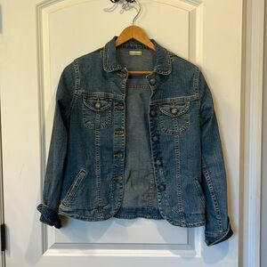 Putumayo Blue Cotton Denim Jean Jacket Small